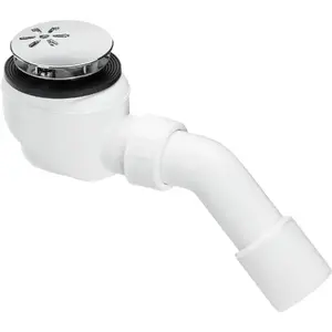 Dušas paliktnis sifons VIEGA Domoplex ar vāku 52 mm, hroms
