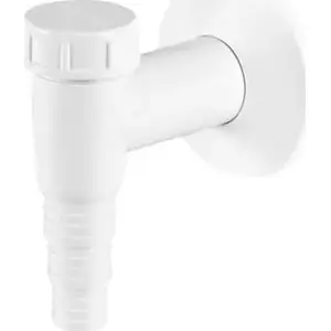 Washing machine siphon McAlpine WMV2-32PL over-surface white with trap ball