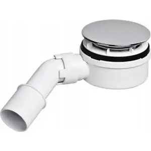 Dušas paliktnis zemprofila pašattīrošs sifons McAlpine HC2730LMBN-PB 90 mm melns matēts