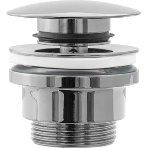 Sink pop-up waste REA Korek universal click-clack REA Chrome