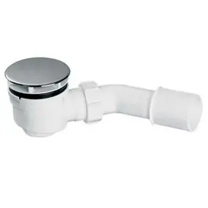 Shower Tray Waste Trap McAlpine HC252588B 52 mm with Chrome Cover