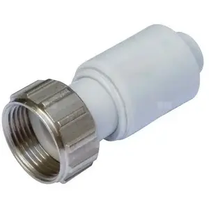 Прямая фитинг-муфта SiGMA-Li для PE-RT трубы 25x1 со накидной гайкой