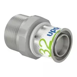 Адаптер для крана Uponor 1070510, серый, одноштуковый сантехнический фитинг