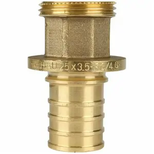Переходная муфта REHAU RX 25x3/4" G наружная RAUTITAN коричневая (DWZ)