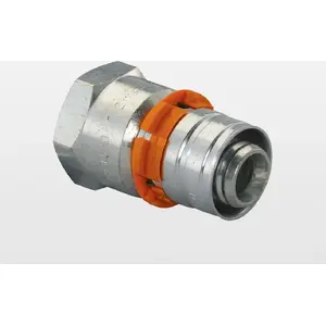 Uponor press fitting with female thread 16 mm – Rp 1/2 (model 1014536)