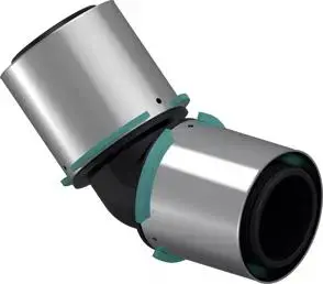 Отвод для сантехники Uponor 1032879, нержавеющая сталь, 1 шт