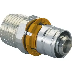 Uponor S-Press fitting with male thread 16 mm × R3/4 (1014534)