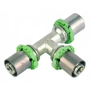 Compressed branch fitting Comap 16x20x16 mm red press tee (model 733BEB-02)