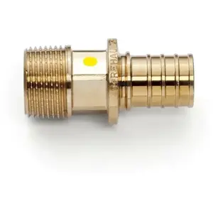 Переходная муфта REHAU 25 мм - R 1/2" наружная резьба, RAUTITAN LX, латунь