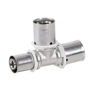 Perfexim пресс-фитинг тройник 73C 25×16×25 мм (модель 62-73C-2516-000)