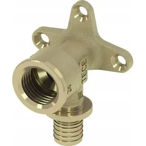 Angle fitting TECE TECEflex 20(18)x1/2" GW, model 768520 for manifold connections