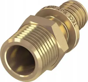 TECE переходник ниппель латунный 20 x 3/4" наружная резьба (MPN 70 55 04)