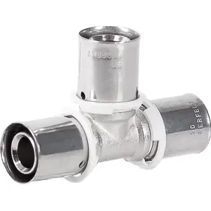 Compression tee Perfexim 73B for 16 mm pipe, model 62-73B-0160-000