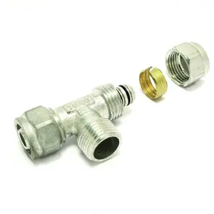 Тройник зажимной Comap TurboSKIN GZ 20x2–3/4 (резьбовой) фитинг