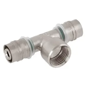 Kisan пресс-фитинг тройник с внутренней резьбой GW 16 x 1/2" x 16 WL32.22.11.20