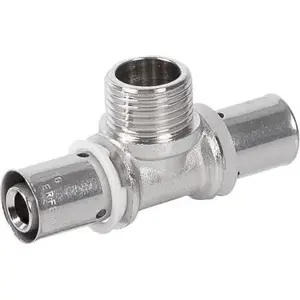 Тройник Perfexim 739 запрессовываемый с резьбой 20 мм x G1/2 x 20 мм (62-739-2015-000)