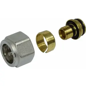 Обжимной фитинг SiGMA-Li EK-16 евро-конус 3/4" x 16 x 2 для PEX труб