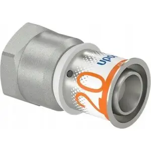 Соединитель Uponor S-Press PLUS с внутренней резьбой 20 мм - Rp 3/4F