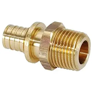 REHAU transition fitting RX 16x3/4" M threaded RAUTITAN, bronze (MPN 13660501001)