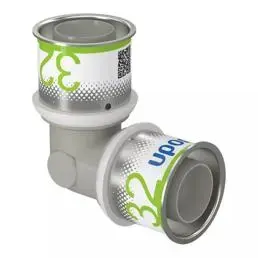 Отвод (колено) для сантехники Uponor 1039932, серый, 90°, 1 шт