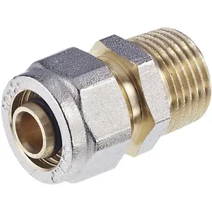 Прямая зажимная муфта Comap GZ 18x2-1/2 TurboSKIN для трубных соединений