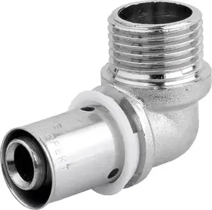 Угол прессовый Perfexim 734 25 мм x GZ 1" (пресс-фитинг, сантехника)