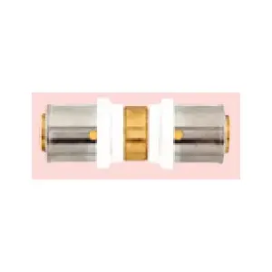 Compression coupling Herz P 7032 00 32x3 mm — straight pipe connector, copper/aluminum pipes
