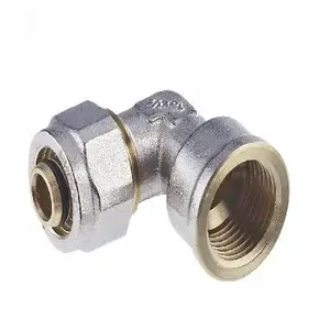 Угольник прессовый Comap TurboSKIN латунь 20 x 3/4 (резьбовой) модель 9465516-02