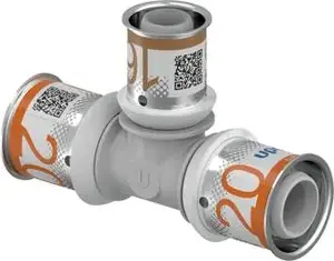 End feed reducer Uponor 1039950 plumbing fitting, grey, 1 pc