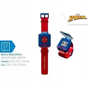 Bērnu izglītojošs pulkstenis Kids Euroswan ar spēlēm Spiderman, modelis 95030087