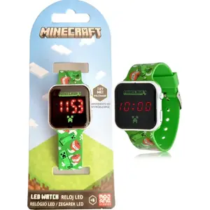 Детские цифровые наручные часы Euroswan Minecraft с LED, модель 065786