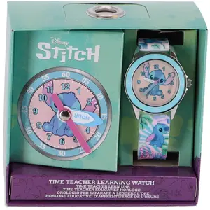 Kids Euroswan Accutime Time Teacher Watch Lilo & Stitch — детские аналоговые часы для обучения времени