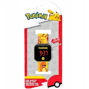 Детские светодиодные наручные часы KIDS SB10820 — цифровые, тема Pokemon Pikachu