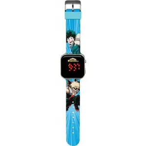 Детские часы Kids Euroswan LED с календарём My Hero Academy MHA4008 — цифровые наручные часы с LED-дисплеем и датой