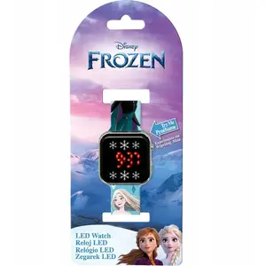 Детские LED наручные часы Euroswan Frozen Elsa модель SB10079 — цифровой дисплей