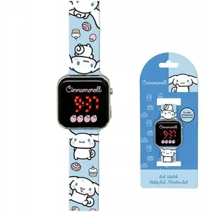 Детские светодиодные цифровые часы KIDS Hello Kitty Cinnamoroll SB11202, цифровой дисплей