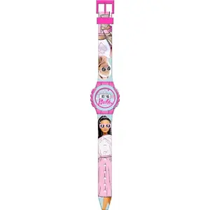 Bērnu digitālais pulkstenis Kids Euroswan Barbie KE02 ECO BB00009 (bez plastmasas iepakojuma)