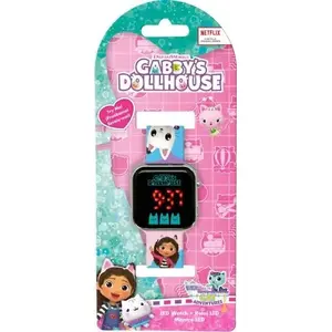 Детские цифровые часы Kids Euroswan GD00019 — LED, дизайн «кошачий домик», наручные для детей