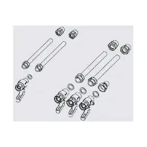 Installation set for piping with valves ARISTON 3318435 – connection kit for water/heating pipes