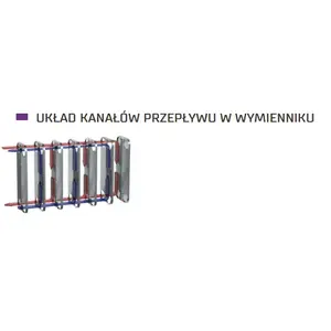 Plate brazed heat exchanger Secespol LB31-20 single-pass 1" model 0203-0062