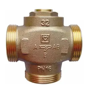 3‑ходовой термостатический смесительный клапан Herz TEPLOMIX DN32 G 1 1/2 для повышения температуры обратки котла