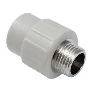 Brass-plastic threaded connector Detal-met MGZ20X1/2, 20 mm to 1/2" pipe thread