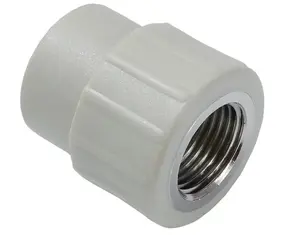 Соединительная муфта Detal-met MGW25X3/4 — пресс-фитинг из PP 25 мм на 3/4" (внутр.)