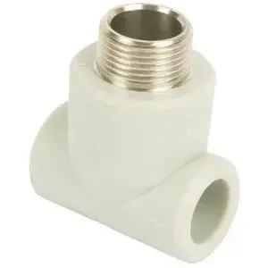 Тройник PPR с внутренней резьбой Hydroland TW1612 — 16 мм x 1/2" для сантехники