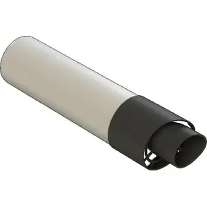 Dūmvadu elements caur sienu izvadīšanai Almeva LIK 0,55 m DN80/125