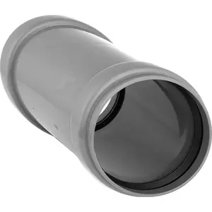 MAGNAPLAST PP internal sewage double-socket connector 40 mm, grey