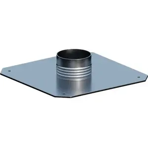 Jumta tērauda plāksne Ricom Zorro DN100-125 — pārsegs caurlaidēm DN100–DN125