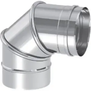 Adjustable Elbow Jeremias 0–90° 120 mm EW-ECO (TN06101120)