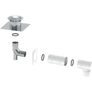 Комплект дымохода Jeremias PAKIET POW-SPAL 60/100 для котлов Viessmann Vitodens (BOXTWIN10060/100)