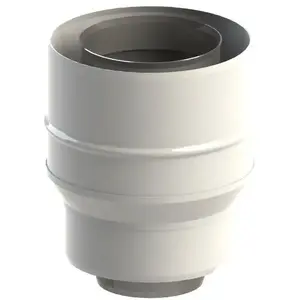 Переходник дымохода Jeremias 60/100→80/125 для котла Ariston TWIN1820201080125